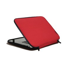인트존 투톤 지퍼 노트북 파우치 INTC-215X, 아마란스 레드