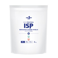 원데이뉴트리션 ISP 소이프로틴 단백질 포대유청, 3kg, 1개