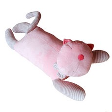 홍대선희샵 잠자는 고양이 바디필로우 450, 핑크