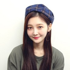 아이엠캡 JN 꼭지 체크 베레모