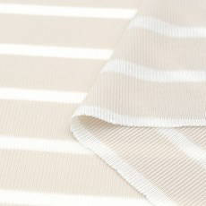 코하스아이디 소프트 실켓 니트 ST 골지 스판 패브릭원단, 베이지 + 백 아이