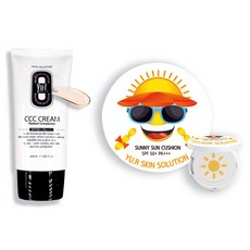 유알스킨솔루션 CCC 크림 50ml LIGHT + 써니 썬쿠션, 1세트