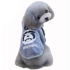 인터팝 강아지 도그베이비 후드 티셔츠, 05