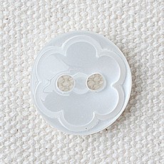 동화상가몰 꽃단추7 12mm, 화이트, 15개입