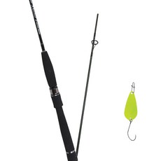 원다 마리솔 루어낚싯대 602L + 다미끼크라프트 메탈지그 앤 피카 스푼 A 3.5g, 016 CHARTREUSE