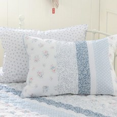 올리비아데코 미스트 60수 아사 베개커버 O16ABC02D 50x70cm, 블루