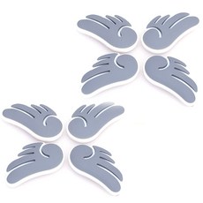 블럭마트 엔젤윙 문콕방지 도어가드, 그레이, 8개 그레이, 2개입