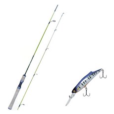 원다 루어대 예그린 602UL 스피닝 + 다미끼 하드베이트 쏘킬 70(317H BLUE GILL), 1세트
