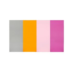 퍼니존 퍼니테라피 그레이비비드 시리즈 3 유아폴더매트, 그레이 + 오렌지 + 베이비핑크 + 핫핑크