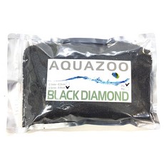 AQUAZOO 어항용 바닥재 0.5~0.8mm 2kg, BLACK DIAMOND, 1개