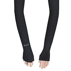 기어엑스 여성용 냉감 쿨토시 고급형 손등덮개, 블랙