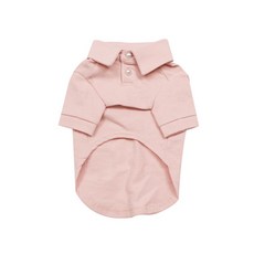 다솜 강아지 진주 리본 티셔츠, 핑크