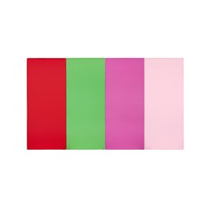 퍼니존 퍼니테라피 레드비비드 시리즈5 유아폴더매트, 레드 + 그린 + 핫핑크 + 베이비핑크