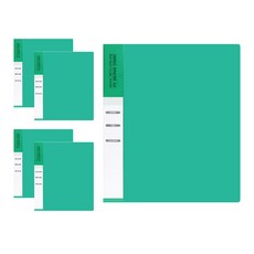 3孔資料夾 A4, 綠色, 5入
