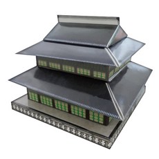 Gabe Family 建築紙模型 勤政殿, 混色, 1個