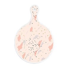 로엠디자인 양면 원형 서빙도마 패턴자국, 마카롱, 1개