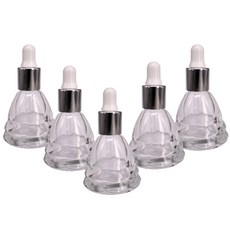 메이브라운 메니큐어 오일 공병 스포이드캡 드레스 10ml, 혼합 색상, 5개입