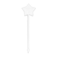 도나앤데코 도시락데코 과일꼬지 별픽 화이트, 1개, 100개