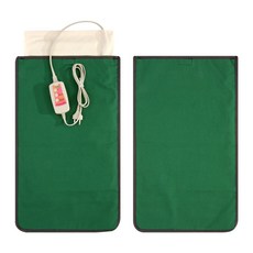 AMC 황토 맥반석 옥 디지털 찜질기 + 커버 세트, HM-3660(딥그린)