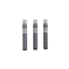 다이너스티 소프트배럴 CRYSTAL LINE SALVO 다트샤프트, 혼합 색상, 3개입