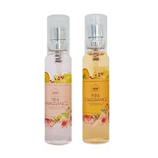 허브플러스 로즈커티지 미니향수 오 드 뚜왈렛 2p세트, 휴고보스 18ml + 겐조 18ml