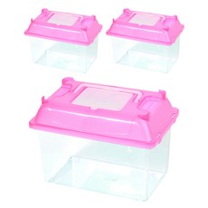 아쿠아선두 클린채집통 M 핑크, 3개