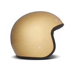 DMD 빈티지 오픈페이스 제트형 오토바이 헬멧, 글리터골드