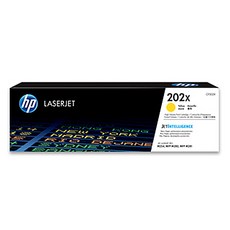 HP No.202X 대용량 정품토너 CF502X, 노랑, 1개 노랑, 1개