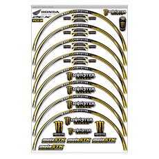 모토스티커 혼다 오토바이 휠스티커 혼다, PCX M, 1세트