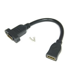 마하링크 HDMI FF연장 고정형 케이블 HEF001, 1개, 15cm