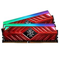 에이데이타 XPG DDR4 8G PC4-24000 CL16 SPECTRIX D41 크림슨 레드, 2개입