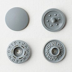 비제이 썬그립 티단추 13mm, 그레이, 100개입