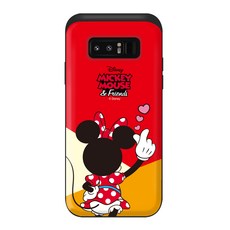 디즈니 백핑거 하트 카드 슬라이드 휴대폰 케이스
