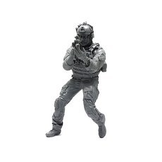 YUFANMODEL 1/35 現代美國陸軍海豹突擊隊老突擊手軍事人物 YF063, 1個