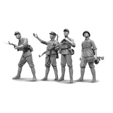 YUFANMODEL 中越戰爭士兵 YF187 4人 未上漆 1:35, 1組