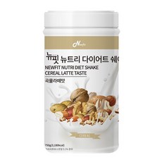 뉴핏 단백질 뉴트리 다이어트 쉐이크 곡물맛, 750g, 1개