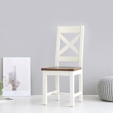 마켓비 PORTLAND 의자 G2462, 앤틱화이트
