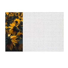 앤비커머스 인테리어타공판 썬플라워aa 좌 WHITE, 1개
