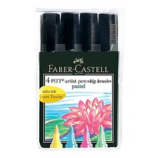 파버카스텔 아티스트펜세트 빅브러쉬 Pastel, 4색, 1세트