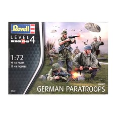 Revell 1:72 德國傘兵二戰塑料模型步兵, 1套