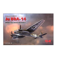 ICM 프라모델 1/48 JU 88A-14 WW2 GERMAN BOMBER, 1개