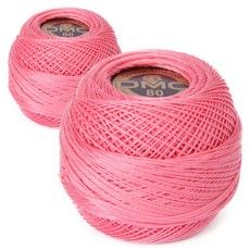 DMC 刺繡蕾絲線 80支 19號, 603, 2個