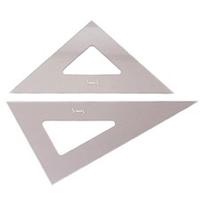 산기 삼각자 30cm, 혼합 색상, 1개