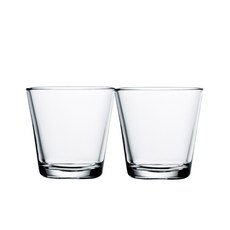 이딸라 가르티오 텀블러 컵 210ml, 투명, 2개