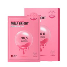 에스엔피 멜라 브라이트 액티브 씰 마스크 팩, 5개입, 1개