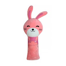 DM 알럽카 자동차 좌석벨트 홀더 커버, 토끼, 1개