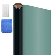 에너지키퍼 4계절 복합단열필름 + 플라스틱 헤라 + 극세사 유리창청소장갑, 연그린