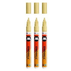 모로토우 페인트마커 115 바닐라 파스텔 2 mm, 1색, 3개