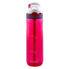 Contigo 오토스파우트 애쉬랜드 물통, 상그리아 + 화이트 리드, 720ml, 1개