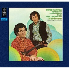 FELIX MENDELSSOHN/ MAX BRUCH - VIOLIN CONCERTOS/ ITZHAK PERLMAN ANDRE PREVIN 멘델스존 & 브루흐: 바이올린 협주곡 - 펄만 & 프레빈 일본수입반